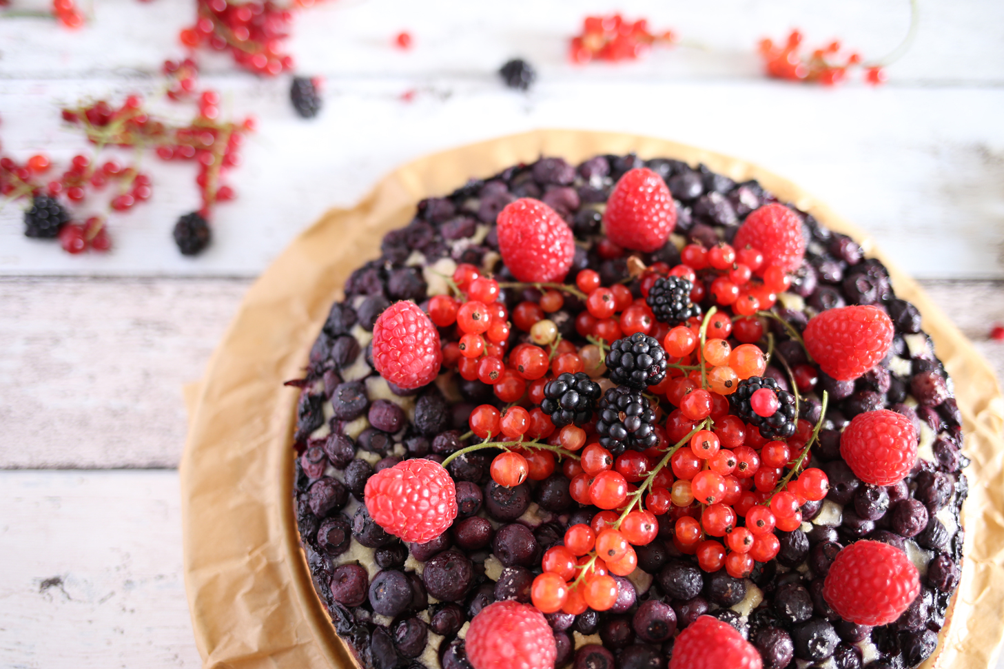 BeerenStark Heidelbeer Buttermilch Kuchen - Pottgewächs